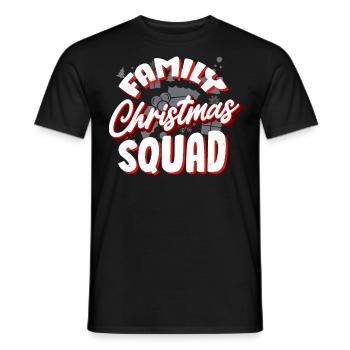Weihnachtsfeier Der Familie, Weihnachtsfeier - Männer T-Shirt - Schwarz - Vorne - AI Model Male 178 light (178cm)