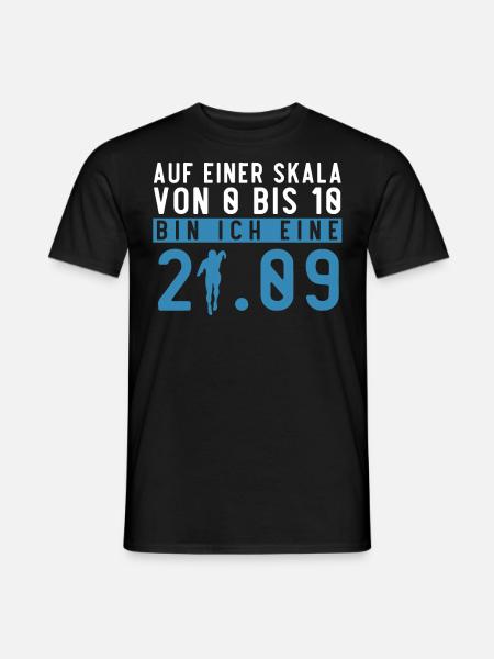 Halbmarathon, Marathon, Läufer - Männer T-Shirt - Schwarz