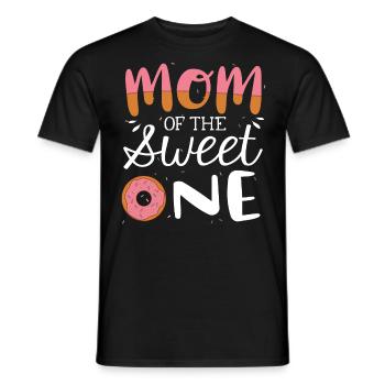 Mama of the sweet - Men's T-Shirt - black - Front - AI Model Male 178 light (178cm)