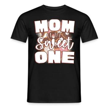 Mama of the sweet - Men's T-Shirt - black - Front - AI Model Male 178 light (178cm)