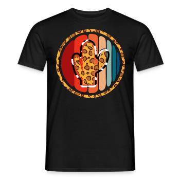 Westliche Kuhkaktus - Männer T-Shirt - Schwarz - Vorne - AI Model Male 178 light (178cm)