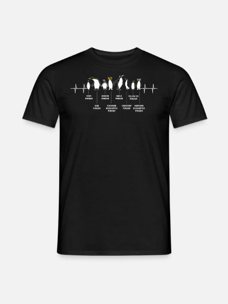 Penguins, Penguins, Penguin lovers - Men's T-Shirt - black
