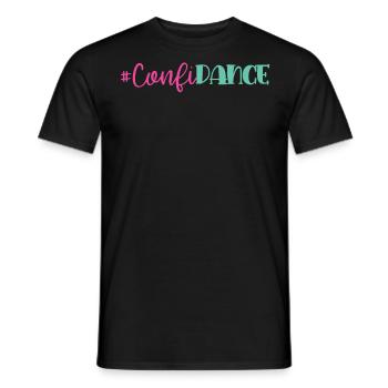 Confiance, Danse, Danse, - T-shirt homme - noir - Devant - AI Model Male 178 light (178cm)