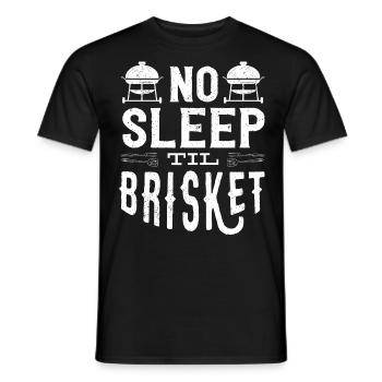 Brisketliebhaber, Briskets, BBQ - Men's T-Shirt - black - Front - AI Model Male 178 light (178cm)