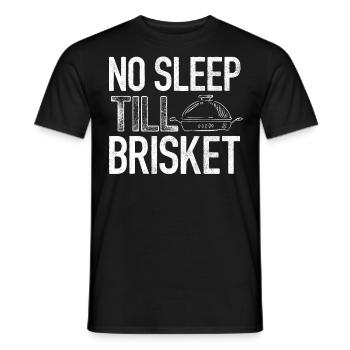Brisketliebhaber, Briskets, BBQ - Men's T-Shirt - black - Front - AI Model Male 178 light (178cm)