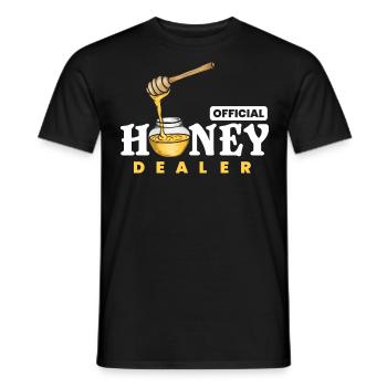 Marchand de miel, Honey Comp, - T-shirt homme - noir - Devant - AI Model Male 178 light (178cm)