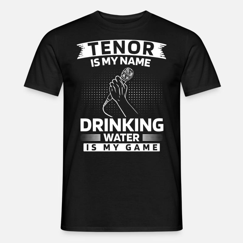 Opernsänger, Gesang, Opera - Männer T-Shirt - Schwarz