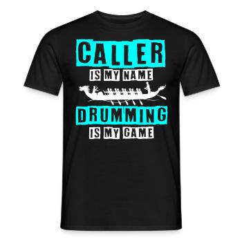 Course de bateaux-dragons, bateaux-dragons, frappe de plomb - T-shirt homme - noir - Devant - AI Model Male 178 light (178cm)