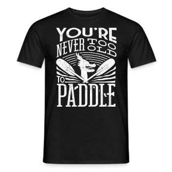 Course de bateaux-dragons, bateaux-dragons - T-shirt homme - noir - Devant - AI Model Male 178 light (178cm)