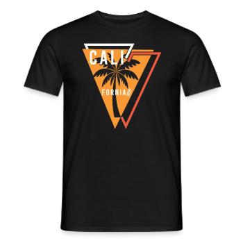 California - Männer T-Shirt - Schwarz - Vorne - AI Model Male 178 light (178cm)