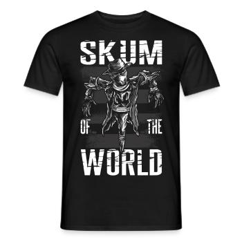 Skum Of The World - Men's T-Shirt - black - Front - AI Model Male 178 light (178cm)
