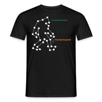 SLS-Kamera Geisterjagd, Geisterjäger - Männer T-Shirt - Schwarz - Vorne - AI Model Male 178 light (178cm)