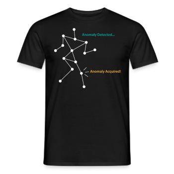 SLS-Kamera Geisterjagd, Geisterjäger - Männer T-Shirt - Schwarz - Vorne - AI Model Male 178 light (178cm)