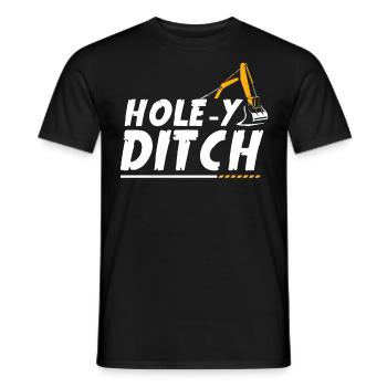 Baggerfahrer, Grabe Sachen Aus - Männer T-Shirt - Schwarz - Vorne - AI Model Male 178 light (178cm)