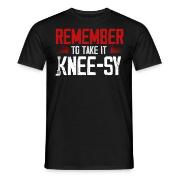 Beinprothese, Prothese, Amputierter, Amputation - Männer T-Shirt - Schwarz - Vorne - AI Model Male 178 light (178cm)
