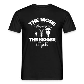 Motorradliebhaber, Motorräder, Motorräder - Männer T-Shirt - Schwarz - Vorne - AI Model Male 178 light (178cm)