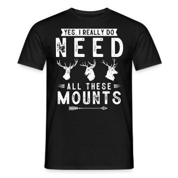 Taxidermie, Taxidermist, Erhaltung Von Tieren - Männer T-Shirt - Schwarz - Vorne - AI Model Male 178 light (178cm)