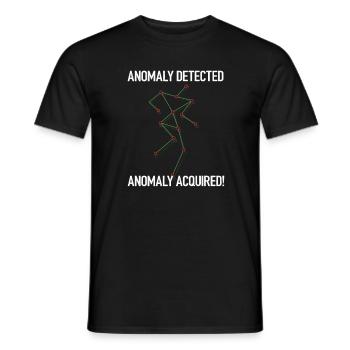 Ghost Hunter, compteur EMF, caméra thermique - T-shirt homme - noir - Devant - AI Model Male 178 light (178cm)