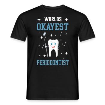 Zahnarzt, Parodontist - Männer T-Shirt - Schwarz - Vorne - AI Model Male 178 light (178cm)