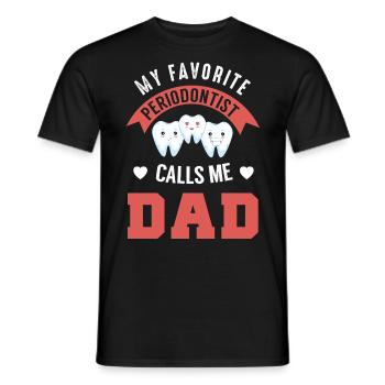 Zahnarzt, Parodontist - Männer T-Shirt - Schwarz - Vorne - AI Model Male 178 light (178cm)