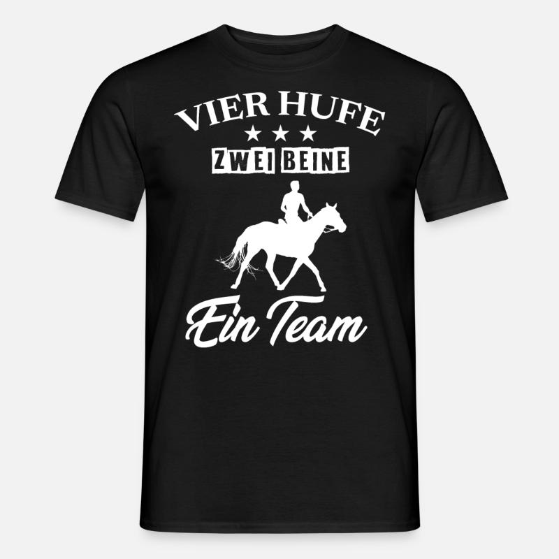Pferdenarr, Pferd, Pferdesport - Männer T-Shirt - Schwarz