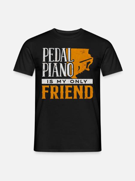 Klaverspiller, klaverlærer, pianist, - Mænd T-shirt - sort