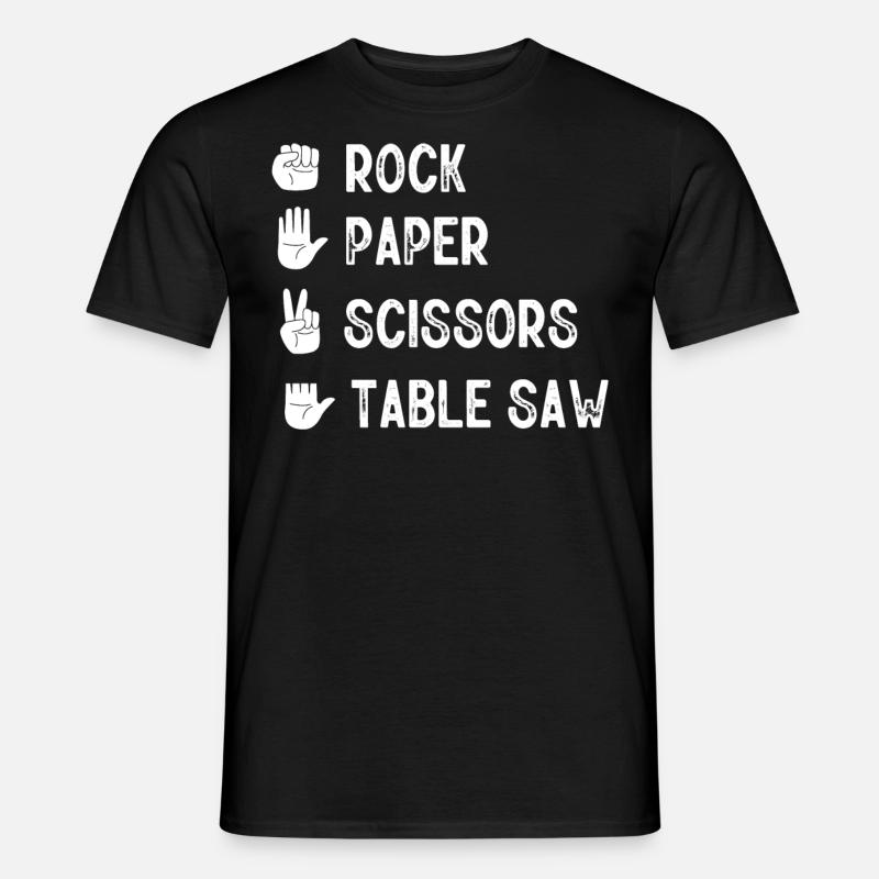 Tischler, Holzarbeiter - Männer T-Shirt - Schwarz