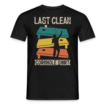 Joueurs de Cornhole - T-shirt homme - noir - Devant - AI Model Male 178 light (178cm)