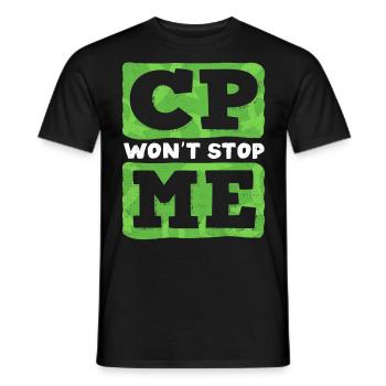 Hebral palsy, cerebral palsy consciousness - Men's T-Shirt - black - Front - AI Model Male 178 light (178cm)