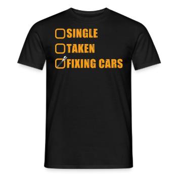 Automechaniker, Mechaniker, Automechaniker - Männer T-Shirt - Schwarz - Vorne - AI Model Male 178 light (178cm)