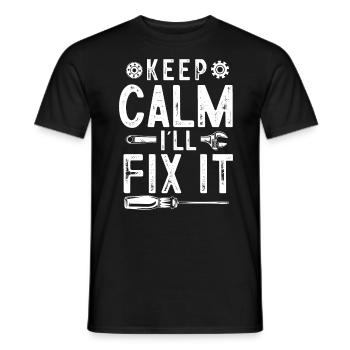 Automechaniker, Mechaniker, Automechaniker - Männer T-Shirt - Schwarz - Vorne - AI Model Male 178 light (178cm)