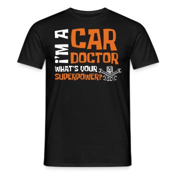 Automechaniker, Mechaniker, Automechaniker - Männer T-Shirt - Schwarz - Vorne - AI Model Male 178 light (178cm)