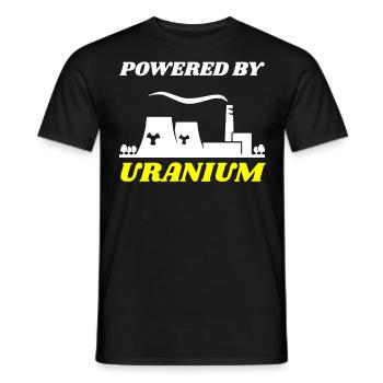 Ingénieur nucléaire, Sciences nucléaires, Science - T-shirt homme - noir - Devant - AI Model Male 178 light (178cm)