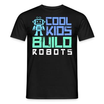 Robotique, Ingénieur en robotique - T-shirt homme - noir - Devant - AI Model Male 178 light (178cm)