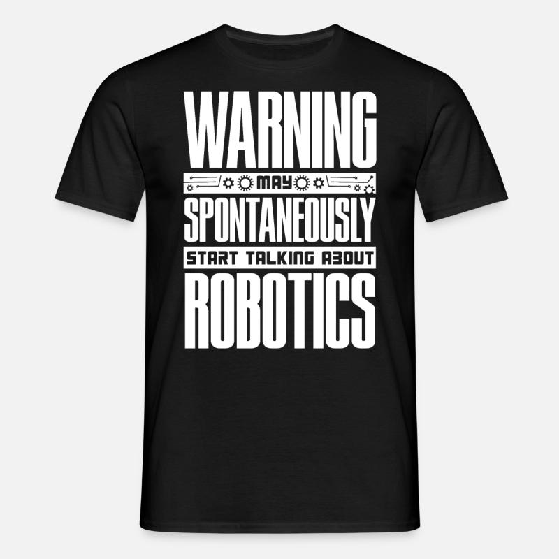 Robotics, Robotics Engineer - Men's T-Shirt - black