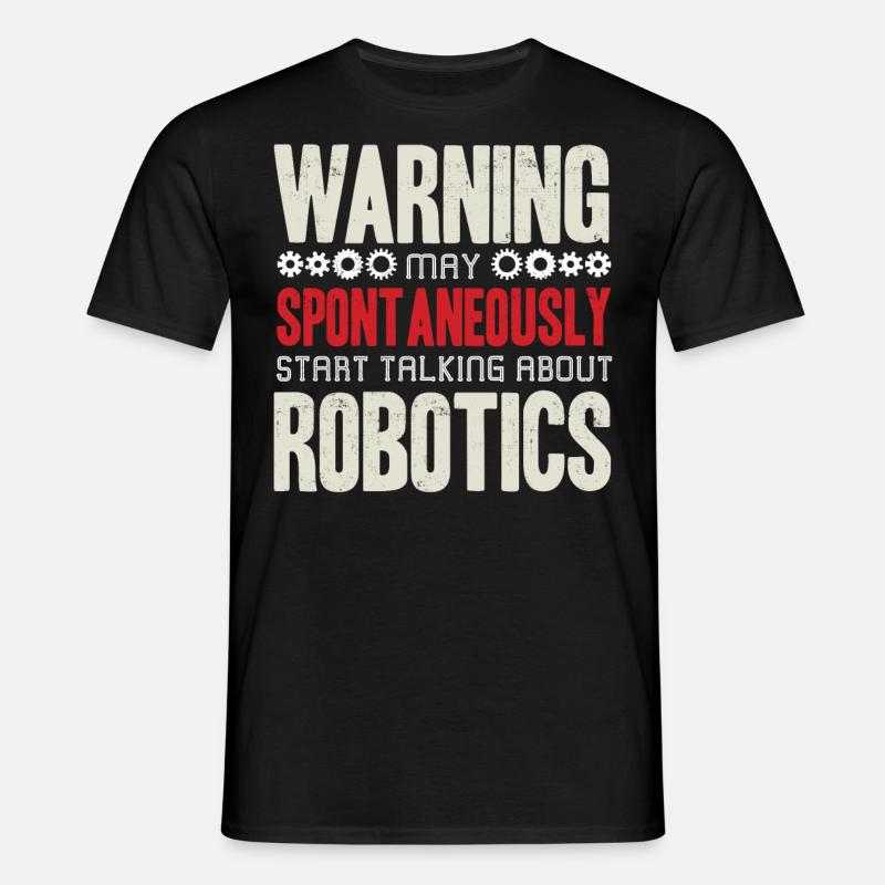 Robotics, Robotics Engineer - Men's T-Shirt - black