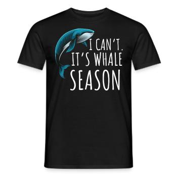 Observation des baleines, biologie marine, sciences de la mer - T-shirt homme - noir - Devant - AI Model Male 178 light (178cm)