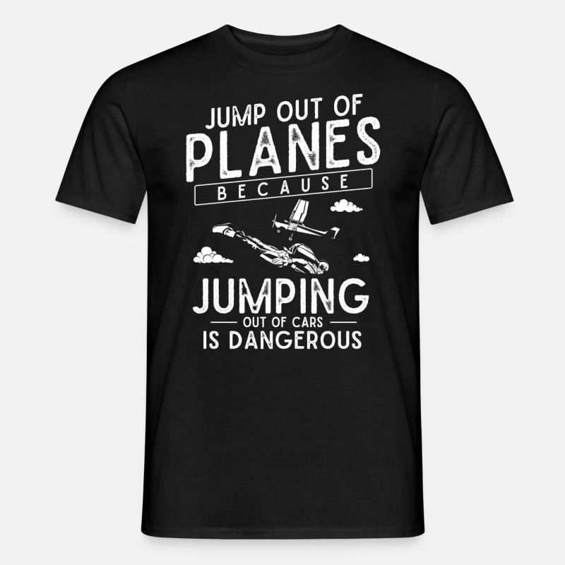 Skydiving, Skydiving - Men's T-Shirt - black