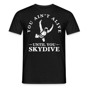 Parachutiste - T-shirt homme - noir - Devant - AI Model Male 178 light (178cm)