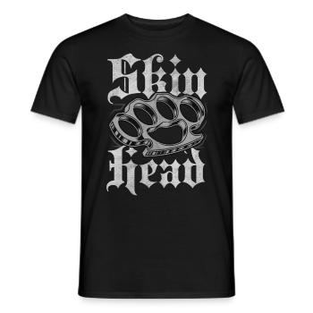 Oi Skinhead, Skinhead Girl, Punk - Männer T-Shirt - Schwarz - Vorne - AI Model Male 178 light (178cm)