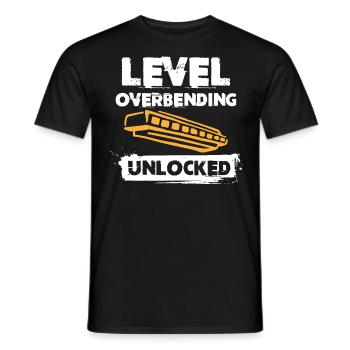 Harmonica player, Harmonica music - Men's T-Shirt - black - Front - AI Model Male 178 light (178cm)