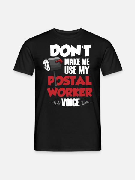 Postier, postier, facteur - T-shirt homme - noir