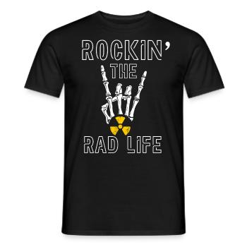 Radiology, radiologist, radiological technologist - Men's T-Shirt - black - Front - AI Model Male 178 light (178cm)