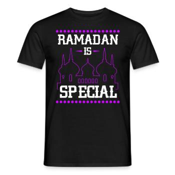 Ramadan, cadeaux du Ramadan, fêtes musulmanes - T-shirt homme - noir - Devant - AI Model Male 178 light (178cm)