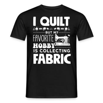 Quilten, Stricken, Nähen, Quilter - Männer T-Shirt - Schwarz - Vorne - AI Model Male 178 light (178cm)