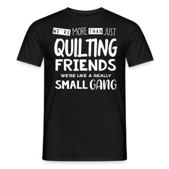 Quilten, Stricken, Nähen, Quilter - Männer T-Shirt - Schwarz - Vorne - AI Model Male 178 light (178cm)
