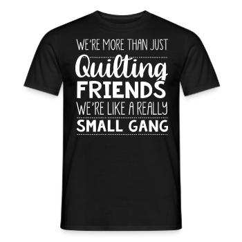 Quilten, Stricken, Nähen, Quilter - Männer T-Shirt - Schwarz - Vorne - AI Model Male 178 light (178cm)