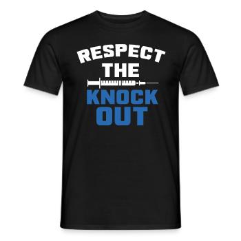 Anesthesia, anaesthetist - Men's T-Shirt - black - Front - AI Model Male 178 light (178cm)