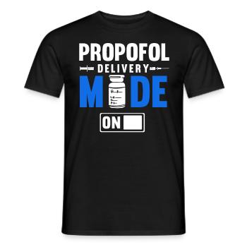 Anesthesia, anaesthetist - Men's T-Shirt - black - Front - AI Model Male 178 light (178cm)