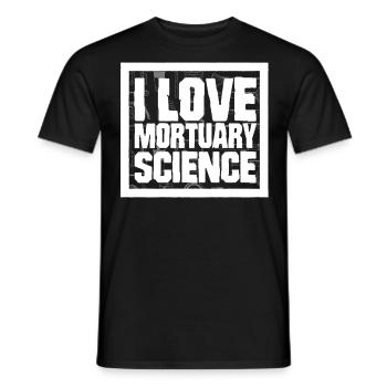 Corpse Keepers, Undertakers, Funeral Homes - Men's T-Shirt - black - Front - AI Model Male 178 light (178cm)